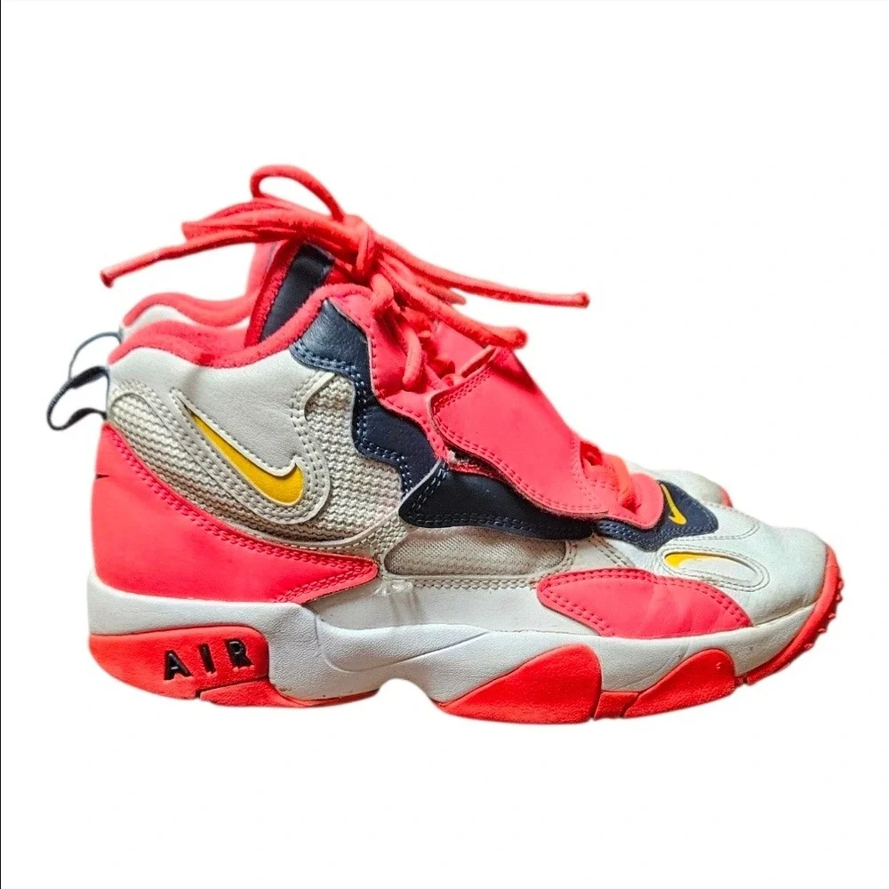 Nike Air Max Speed Turf Kids Youth Size 7Y Coral White Sneakers Shoes BQ9632 102